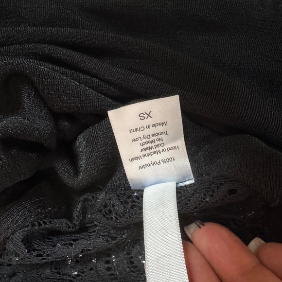 Lucy in the Sky Black Textured Dress Size XS. E81 - Picture 6 of 12